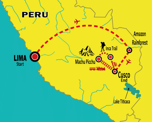 8 Days Peru Tour Package | Inca Trail | All Inclusive | Fearless Pumas | Peru Bucket List | Tour Agency | Best Prices